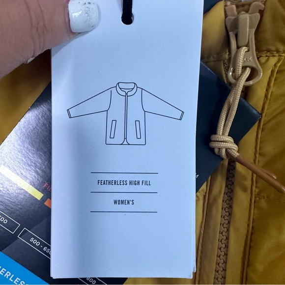 Herschel Supply LARGE MUSTARD Featherless High Fill Jacket CUTE BRAND NEW w/Tags - Picture 16 of 16